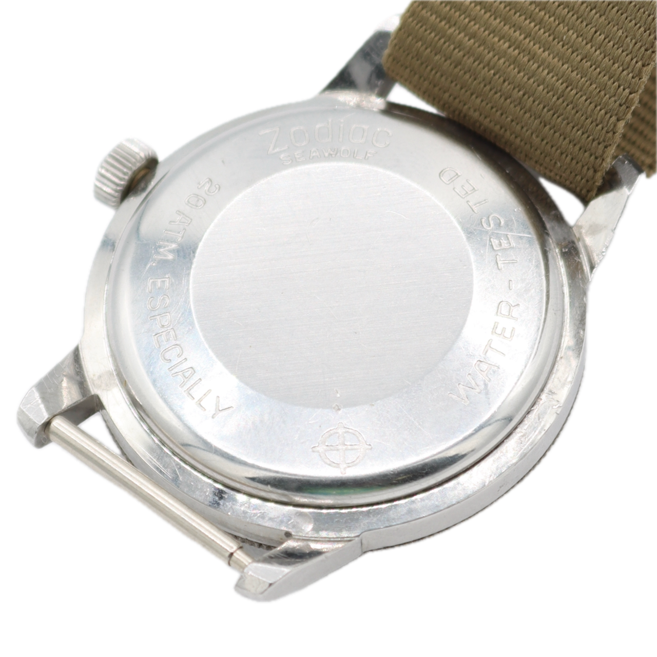 Vintage 35mm Zodiac 712-916 Sea Wolf Men's Automatic Wristwatch AS 1700/01 Steel