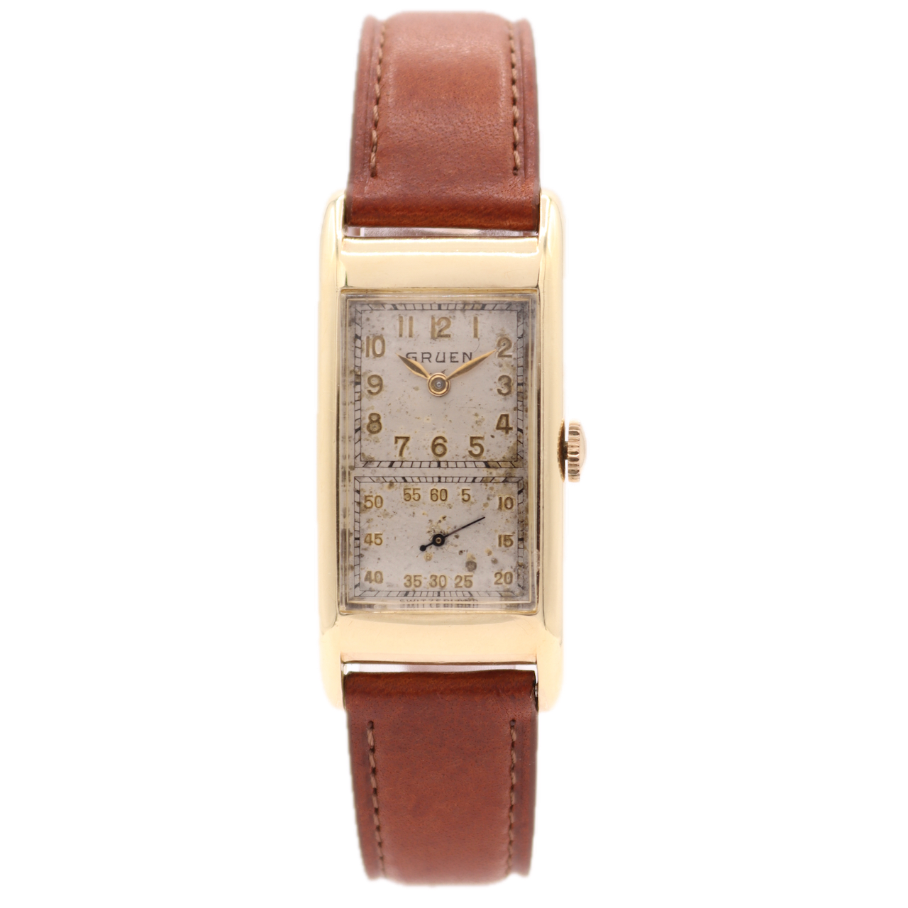Vintage Gruen Duo Dial Doctor's Watch 500-290