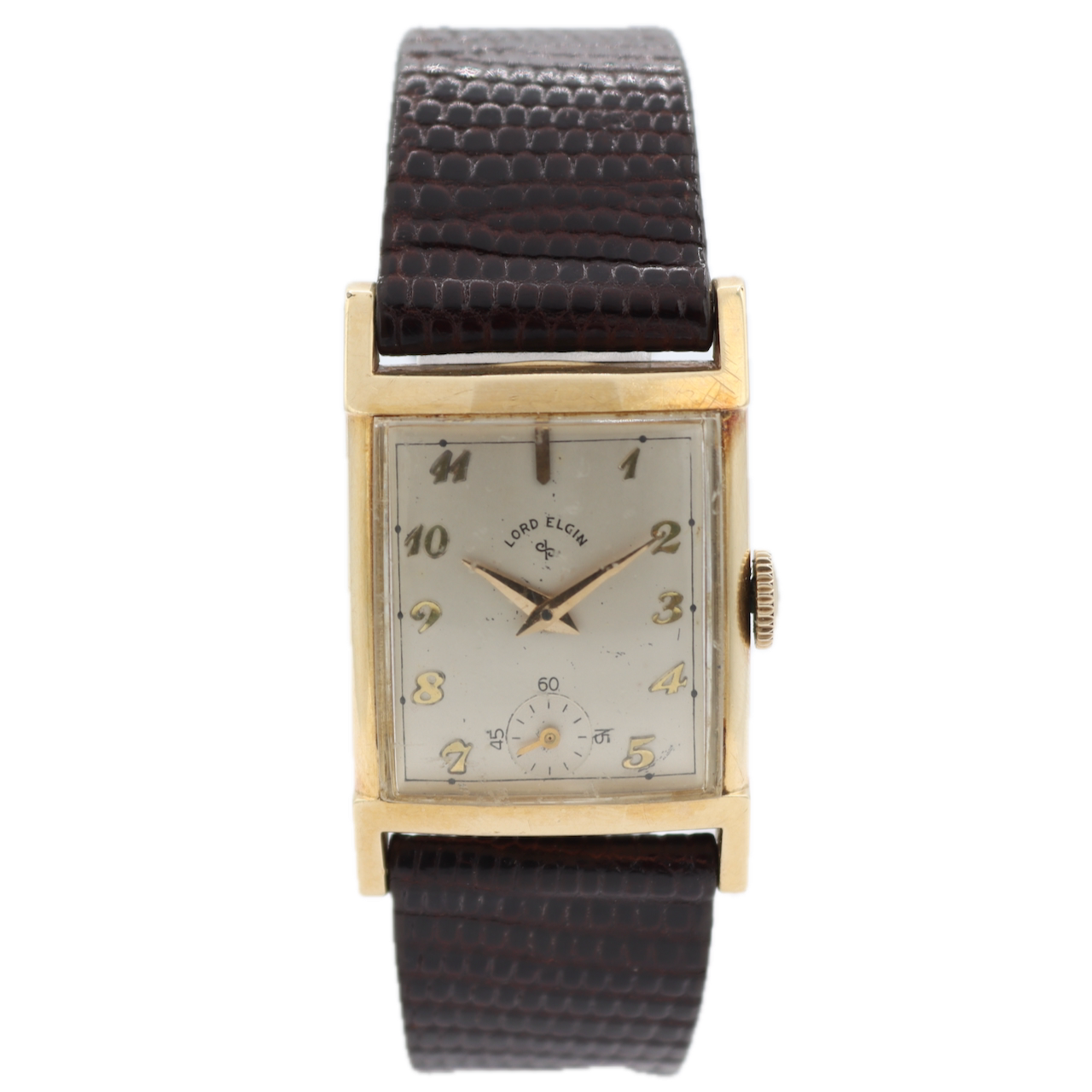 Vintage Lord Elgin 4622A 21 Jewel Men's Mechanical Wristwatch 670 USA 14k GF