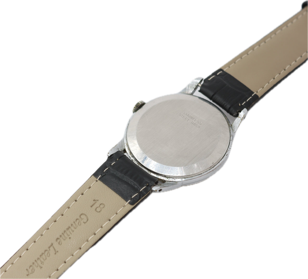 Vintage 33.5mm Helbros Triple Calendar Men's Mechanical Wristwatch Germany