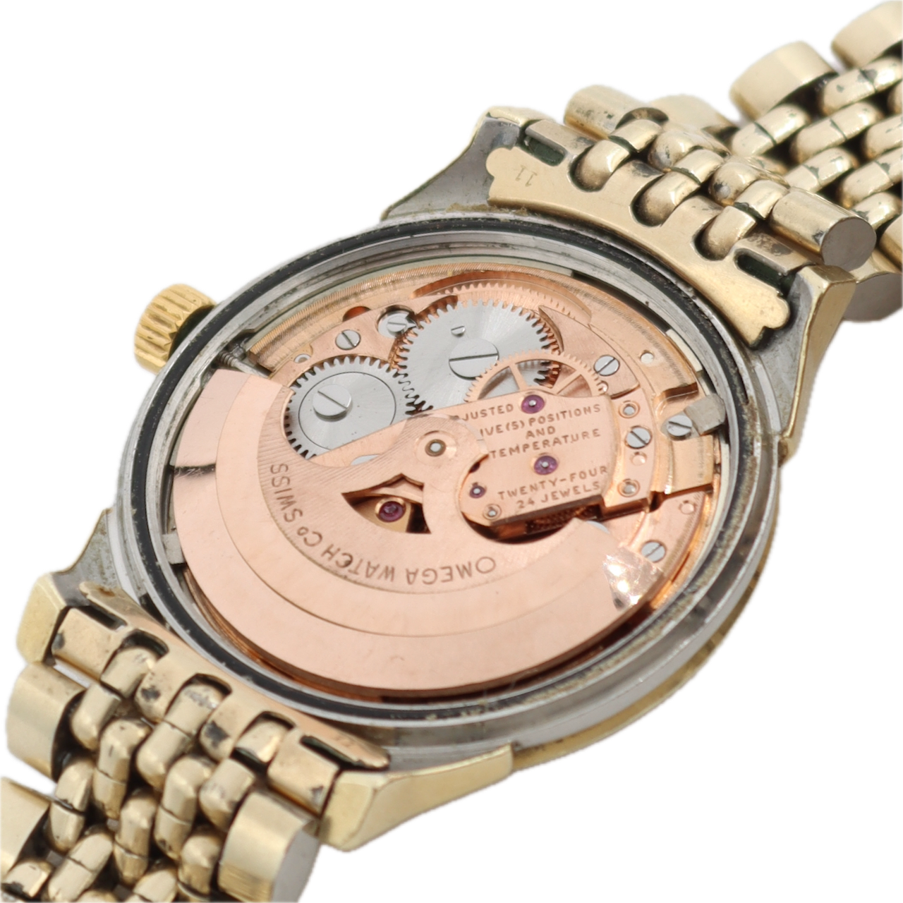 Vintage Omega 168.005 Constellation Men's Automatic Wristwatch 561 Gold Capped