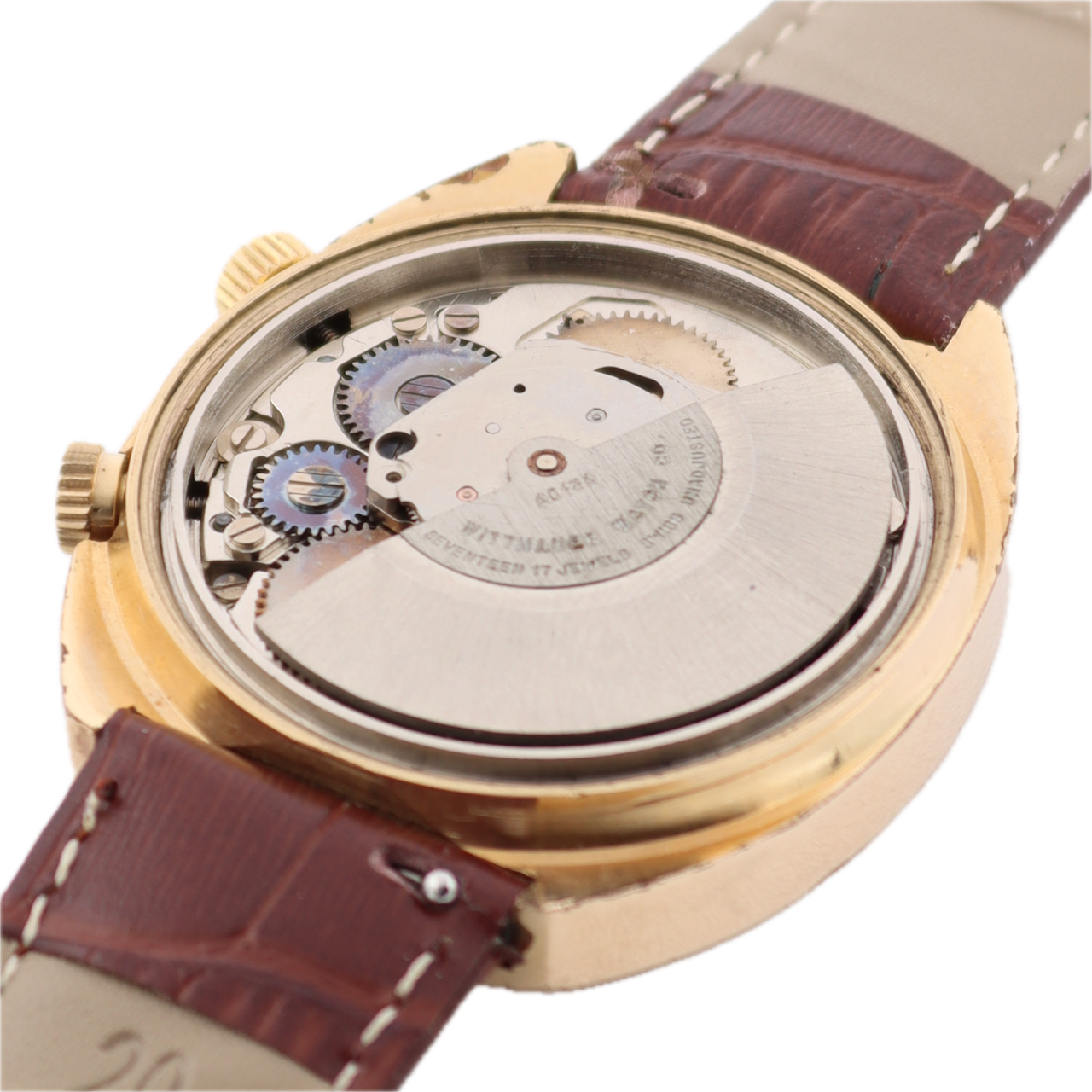Vintage Wittnauer Day-Date Alarm 7007