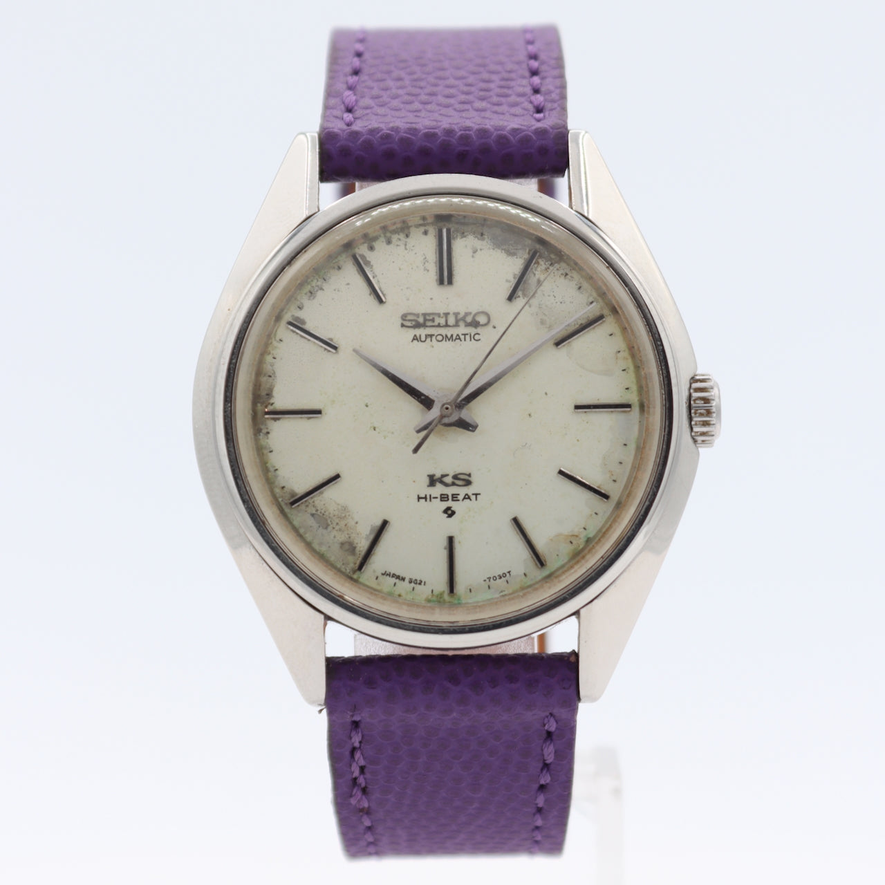 Vintage 36mm Seiko 5621-7021 King Seiko Hi-Beat Men's Automatic Wristwatch Steel