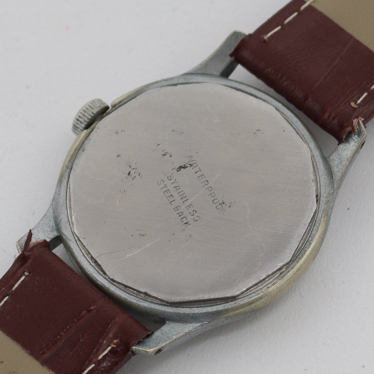Vintage William Watch Men's Mechanical Wristwatch Swiss Steel & Chrome