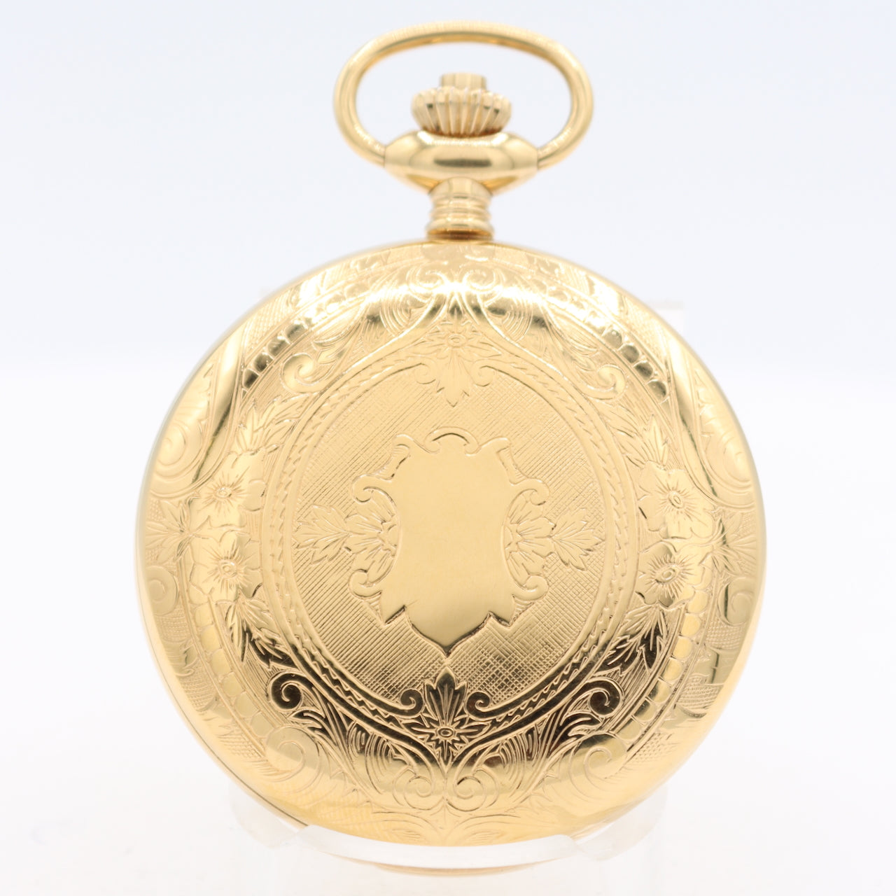 Vintage 49.5mm Tissot 17j Mechanical Hunter Pocket Watch Gold ToneSwiss