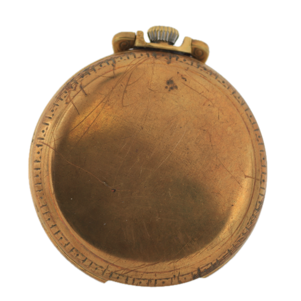 Antique 16 Size Elgin 15 Jewel Mechanical Pocket Watch 152 Gold Tone Running