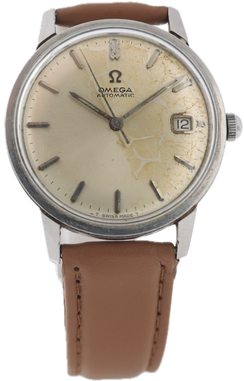 Vintage Omega 166.002 Seamaster Men's Automatic Wristwatch 560 Swiss Steel