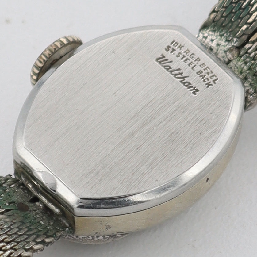 Vintage Waltham Diamond Deco Ladies Mechanical Wristwatch AS 1677 Swiss