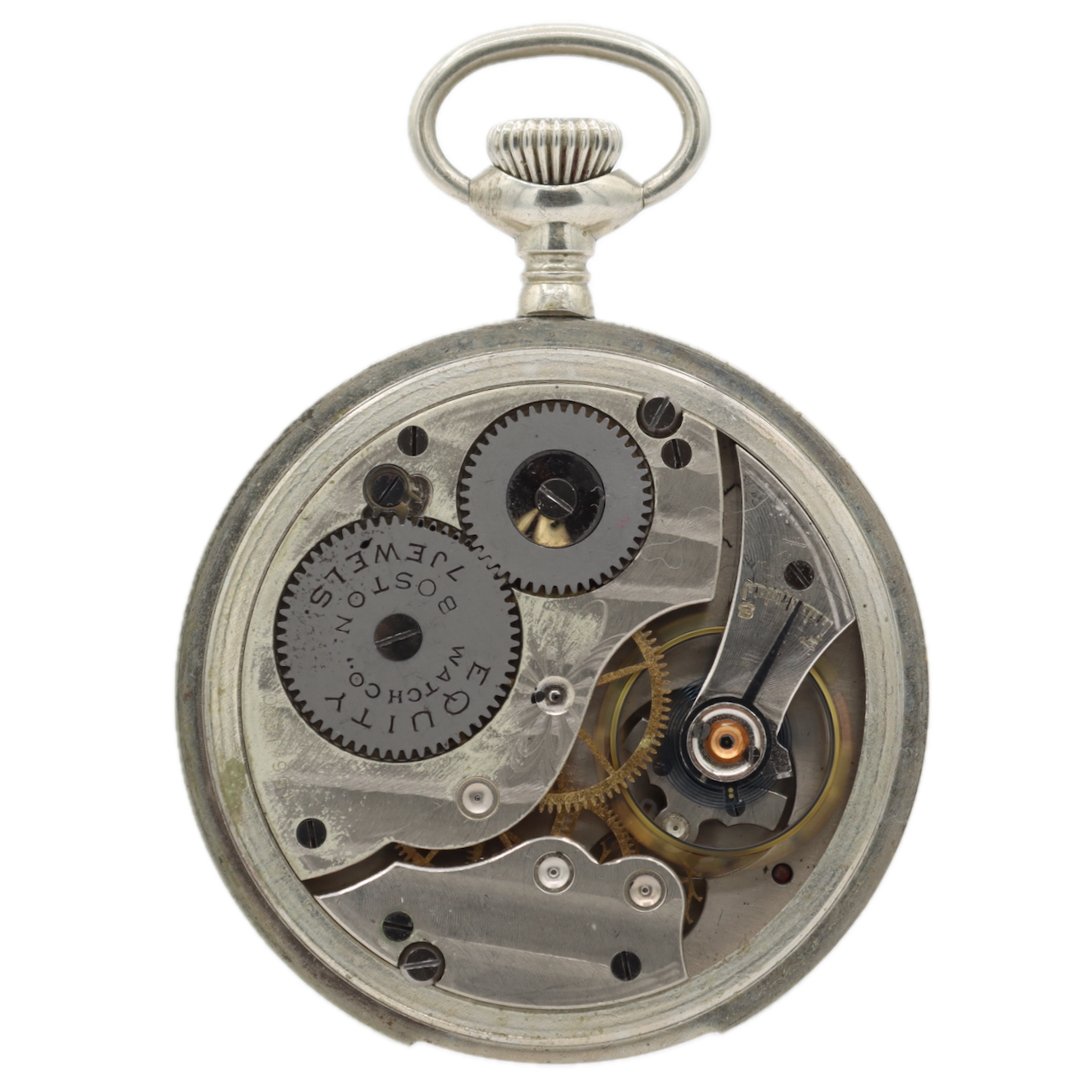 Antique 16s 1914 Equity Mechanical Pocket Watch Silverode USA Running