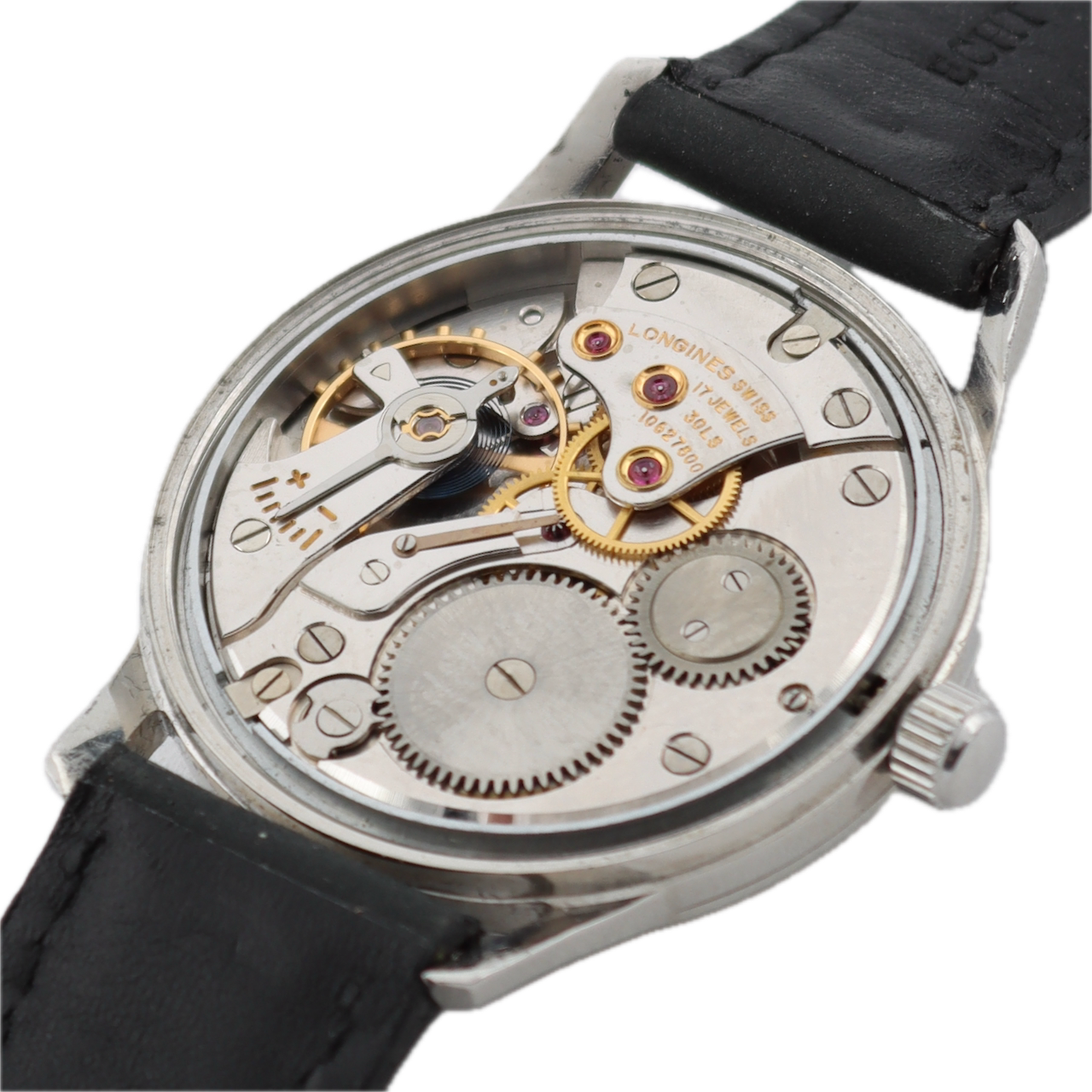 Vintage 35.5mm 1958 Longines Flagship Oversized Men's Wristwatch 30LS Steel