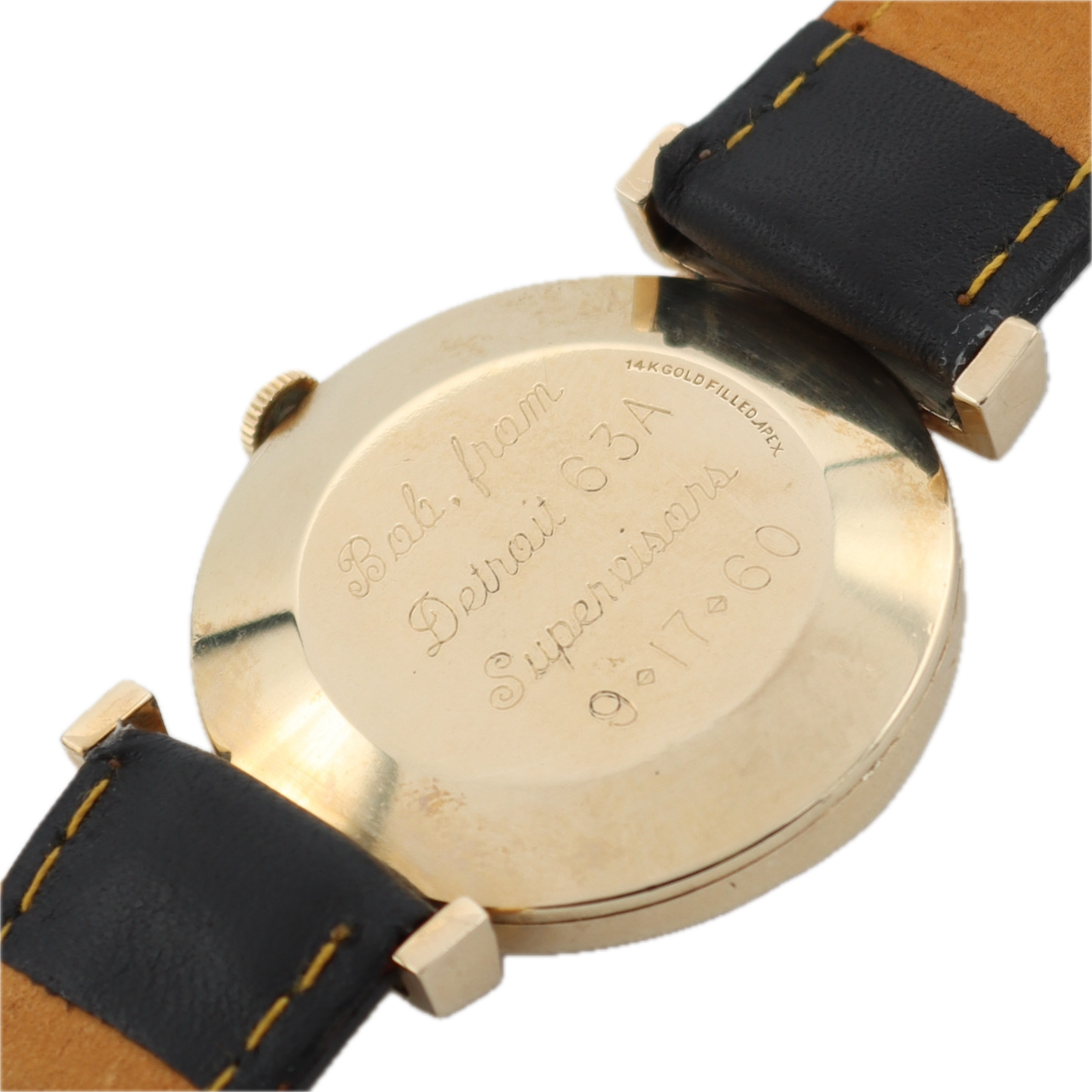 Vintage Lord Elgin 4824 Rochester Men's Mechanical Wristwatch 688 USA 14k GF