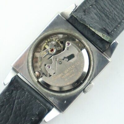 Vintage Certina 5503 Men's Automatic Wristwatch Stainless w Illinois Case Rare