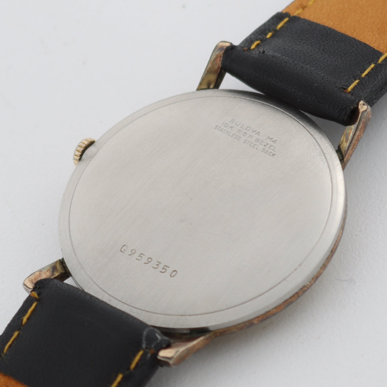 Vintage 32.5mm 1964 Bulova Sunburst Men's Mechanical Wristwatch 11AF 10k RGP