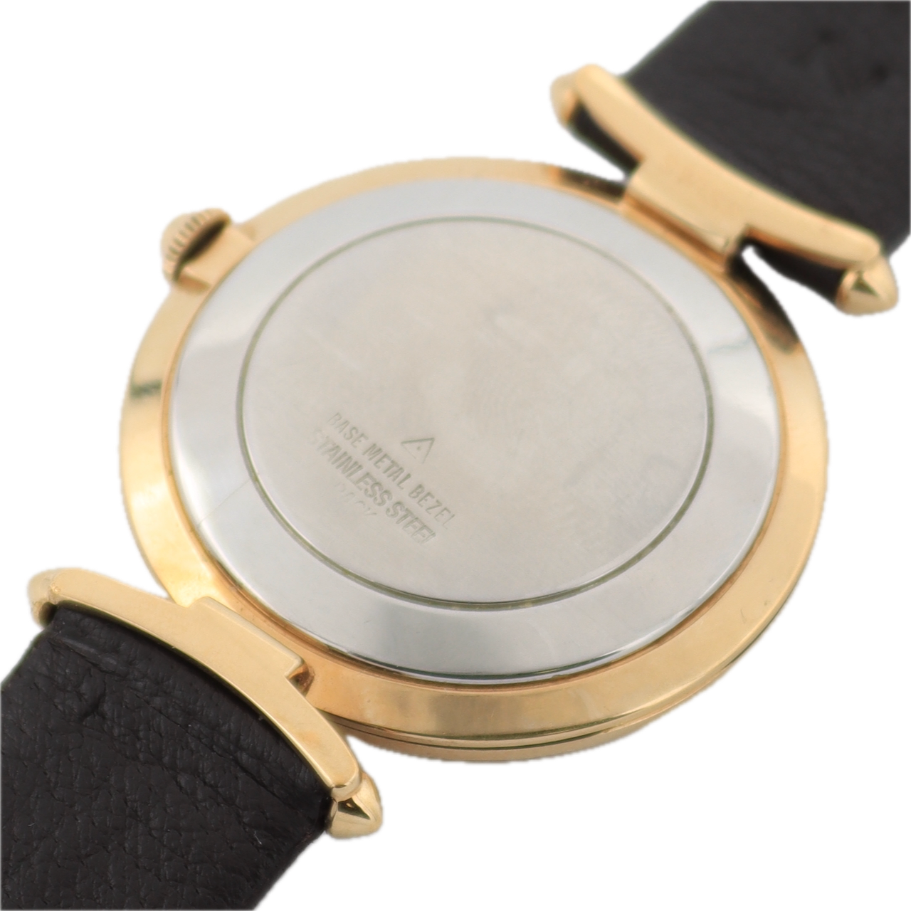 Vintage Belforte Shock-Absorber Linen Burst Men's Mechanical Wristwatch Swiss