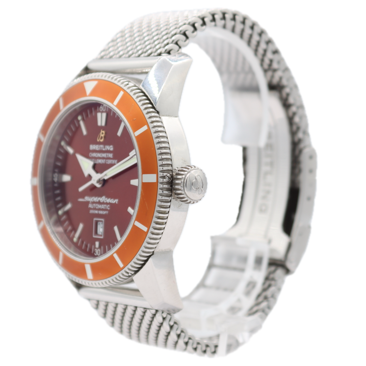 Vintage 46mm Breitling A17320 Superocean Heritage 46 Men's Wristwatch Steel
