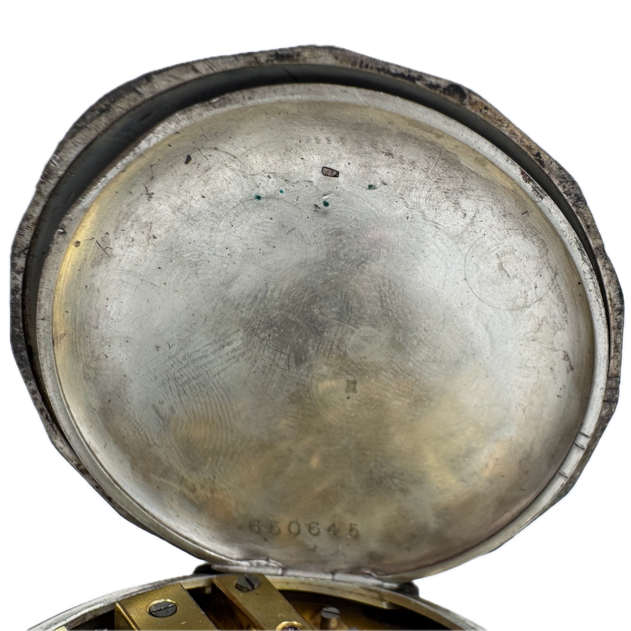 Antique Medaille D'or Geometric & Stead Mechanical Pocket Watch .8 Silver Paris