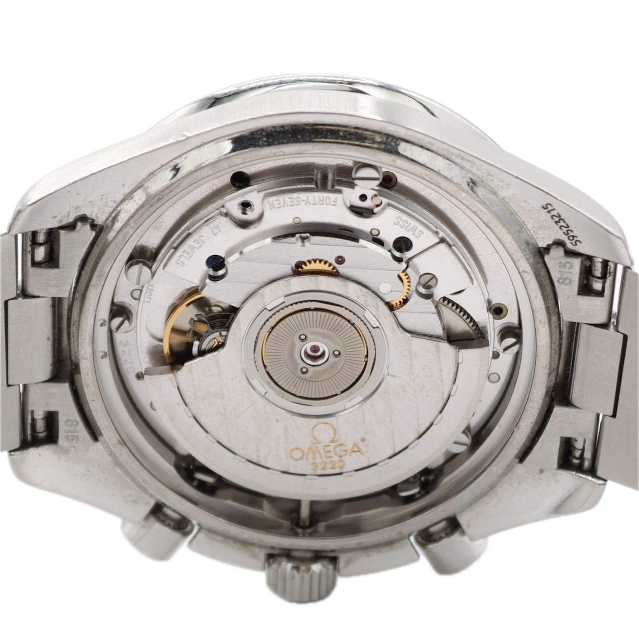 39mm 2006 Omega 3538.30 Speedmaster Men's Automatic Wristwatch Torino 2006 LE