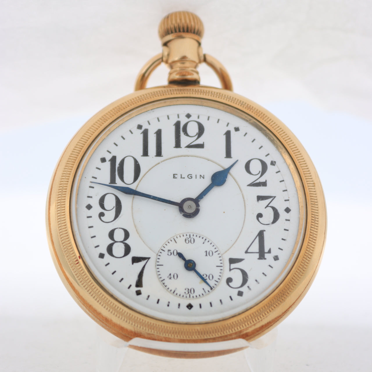 Antique 16s Elgin B.W. Raymond 19 Jewel Mechanical Pocket Watch 455 20 Year GF