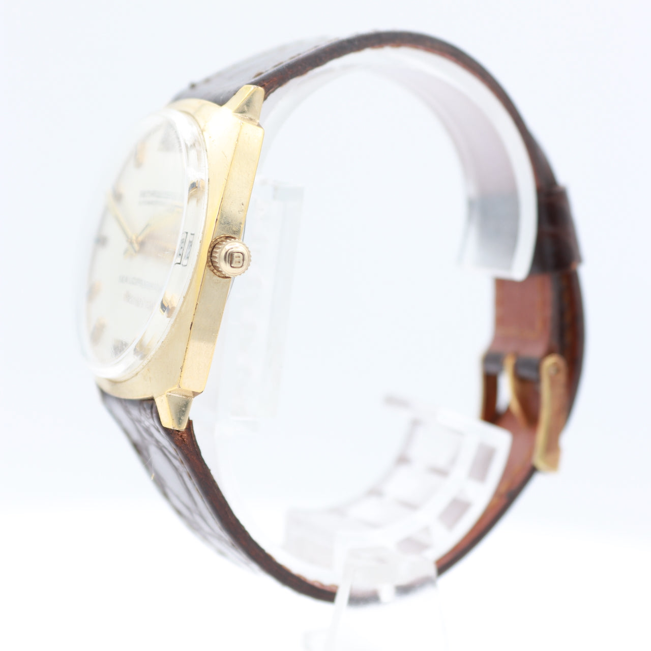 Vintage Benrus Sea Lord Sunburst Day Date Men's Automatic Wristwatch Swiss