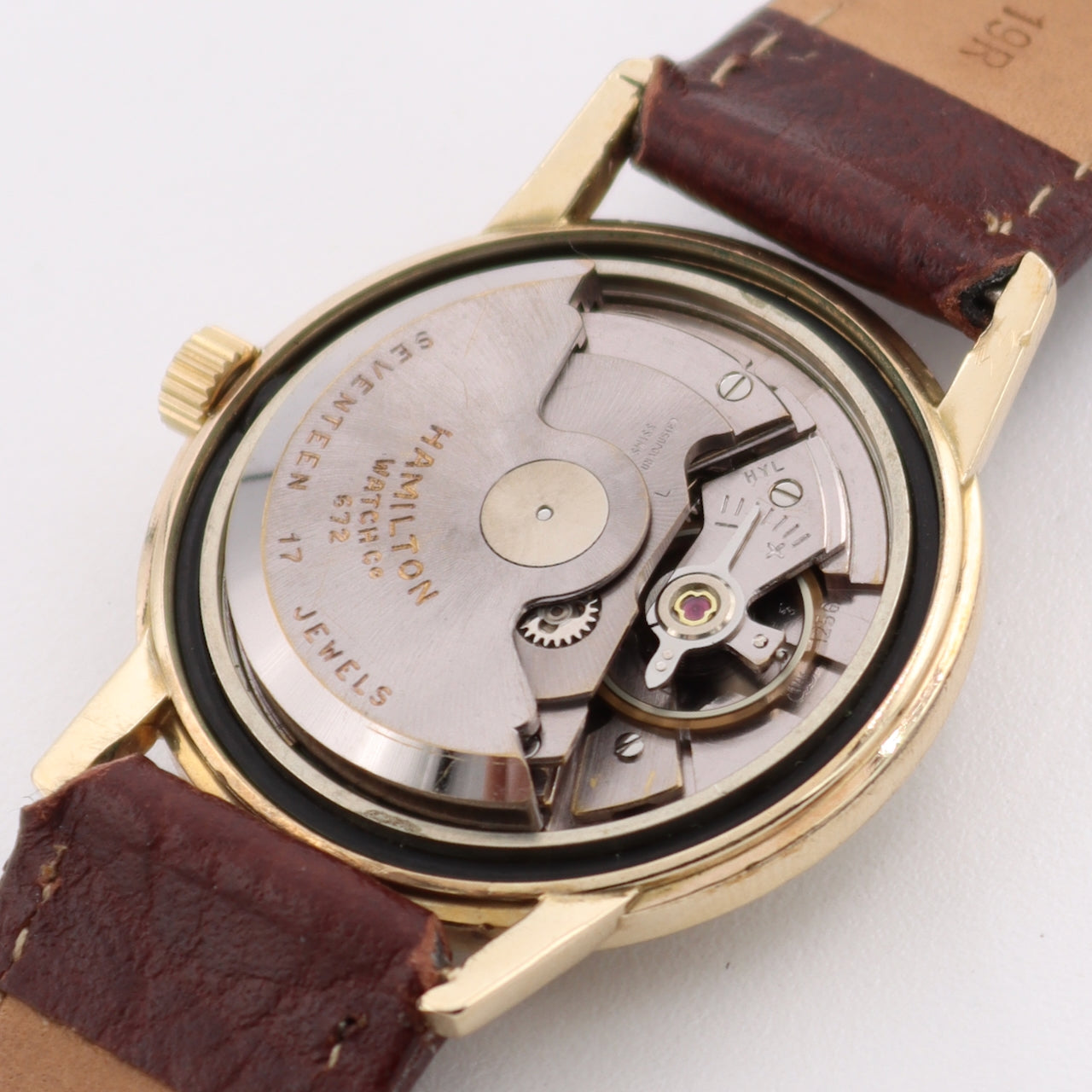 33mm 1959 Hamilton Accumatic VI Men's Automatic Wristwatch 672 Swiss 10k RGP