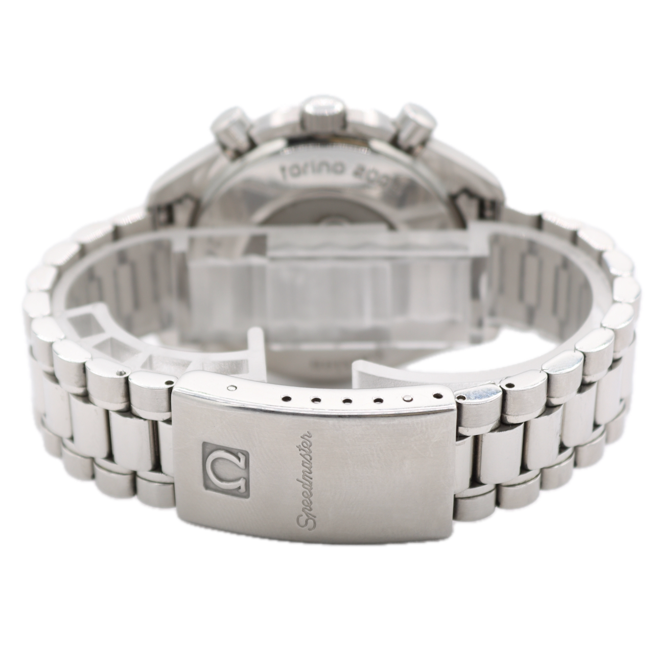 39mm 2006 Omega 3538.30 Speedmaster Men's Automatic Wristwatch Torino 2006 LE