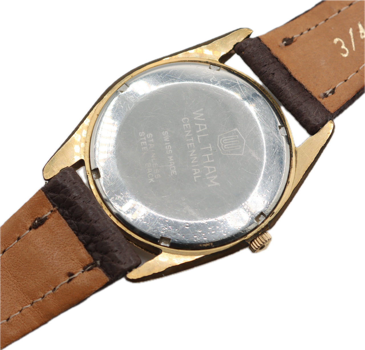 Vintage 36mm Waltham Auto-Chron Date 65 Jewel Men's Automatic Wristwatch r 312