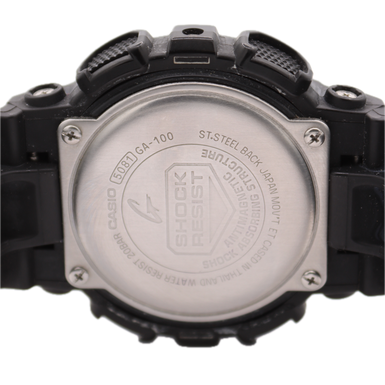 Casio G-Shock Black Analog GA-100 5081