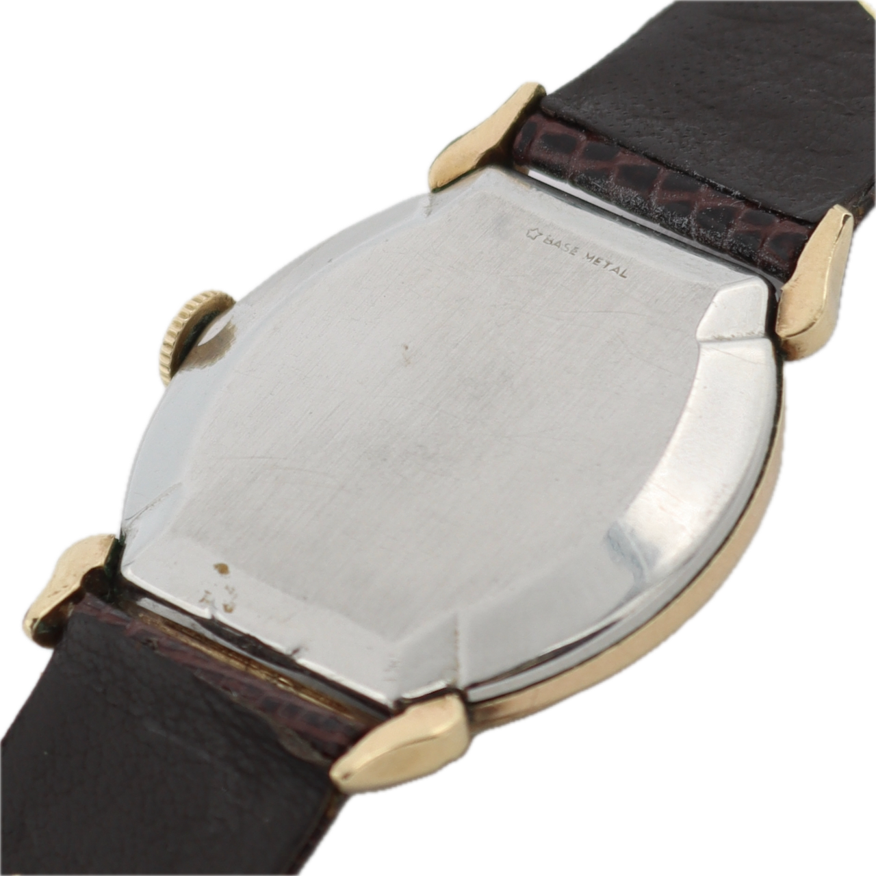 Vintage 28mm Imperial Art Deco Men's Mechanical Wristwatch 1046 Swiss 10k RGP