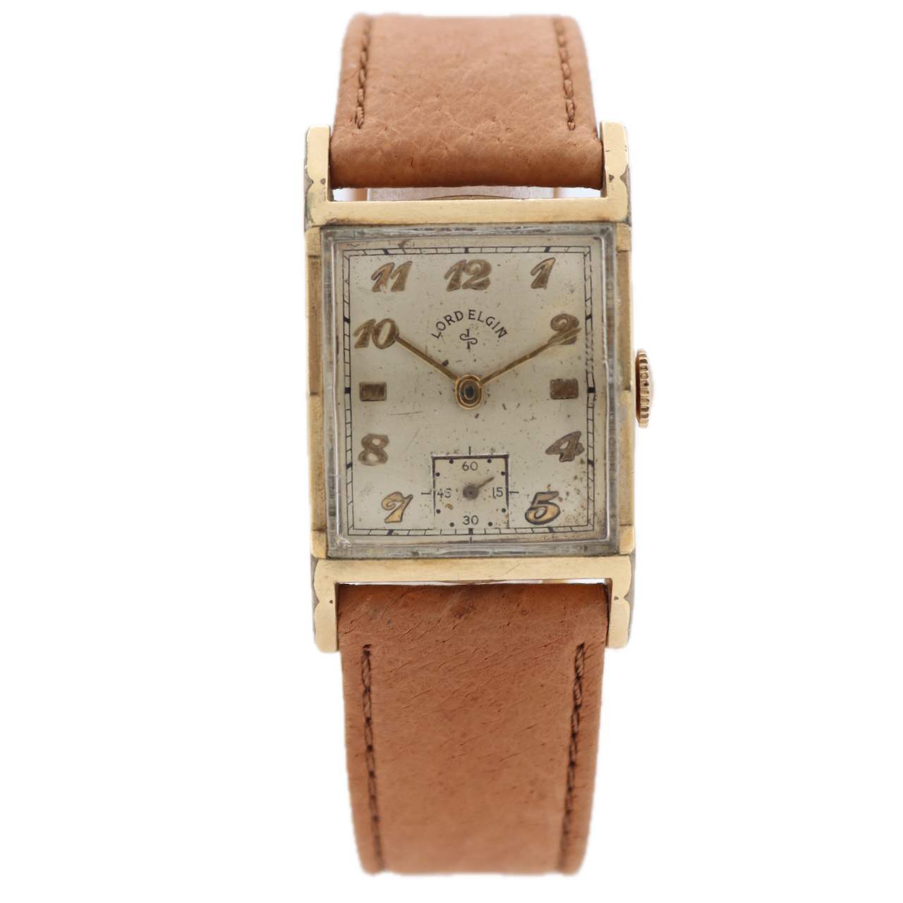 Vintage Lord Elgin 4617A 21 Jewel Men's Mechanical Wristwatch 626 USA 14k GF