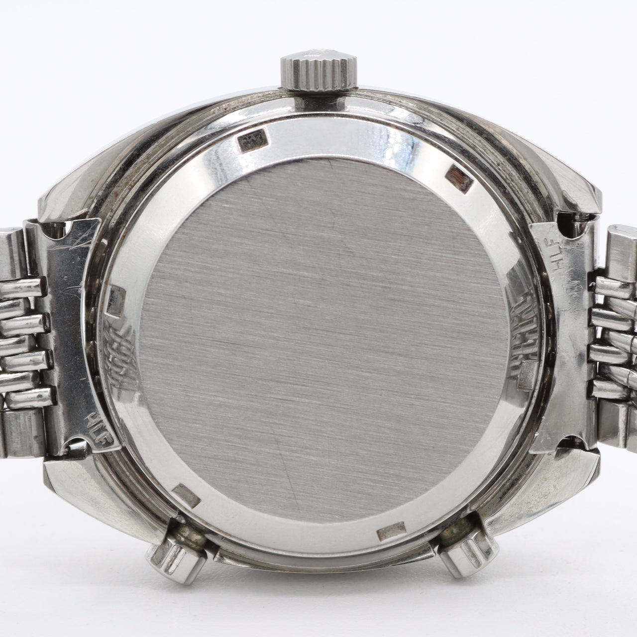 Vintage Heuer 11630 Autavia "Orange Boy" Silver Men's Wristwatch Calibre 12