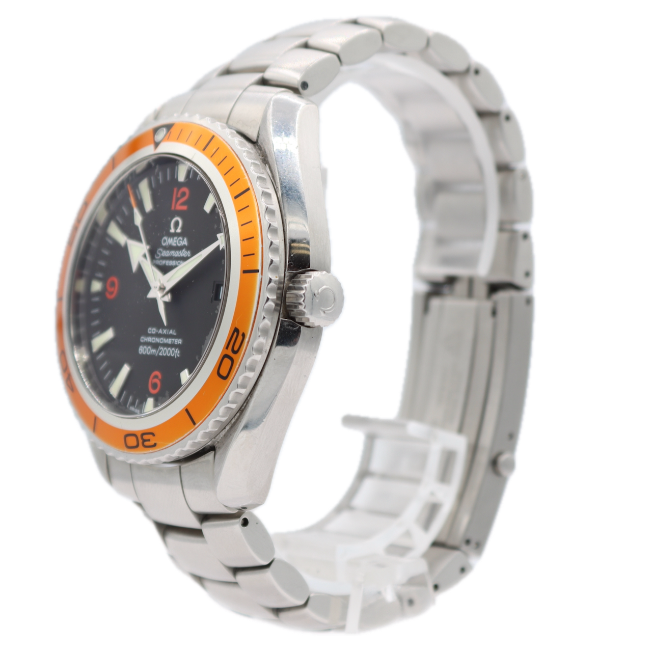 Omega 2209.50.00 Seamaster Planet Ocean Orange Men's Automatic Wristwatch Steel