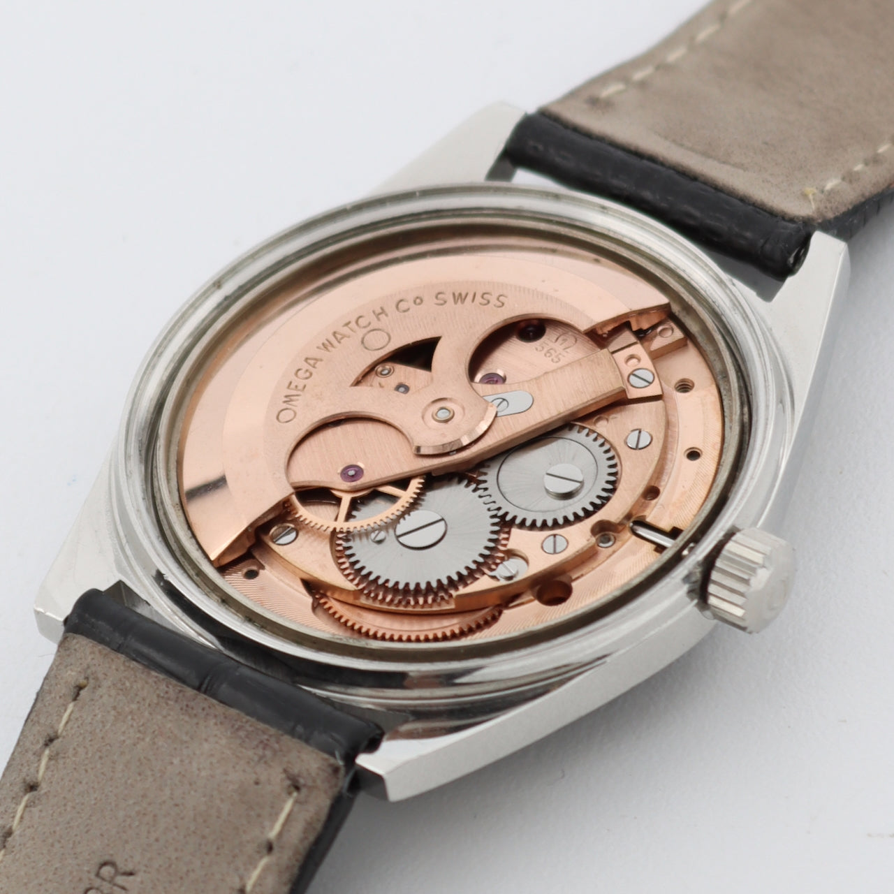 Vintage 1967 Omega 166.041 Geneve Men's Automatic Wristwatch 565 Swiss Steel