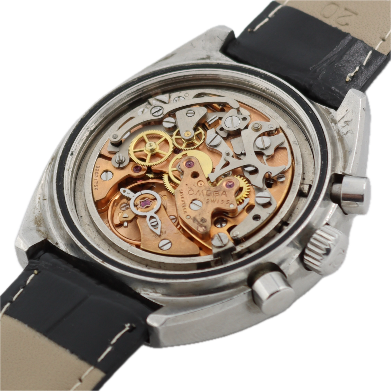 Vintage Omega 145.014 Speedmaster Mark II Men's Chronograph Wristwatch Steel