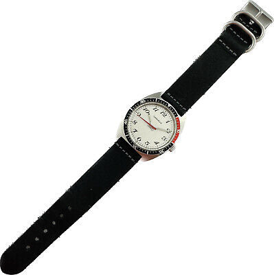Vintage Caravelle Men's Mechanical Wristwatch 1061.50 w Coke Style Divers Bezel