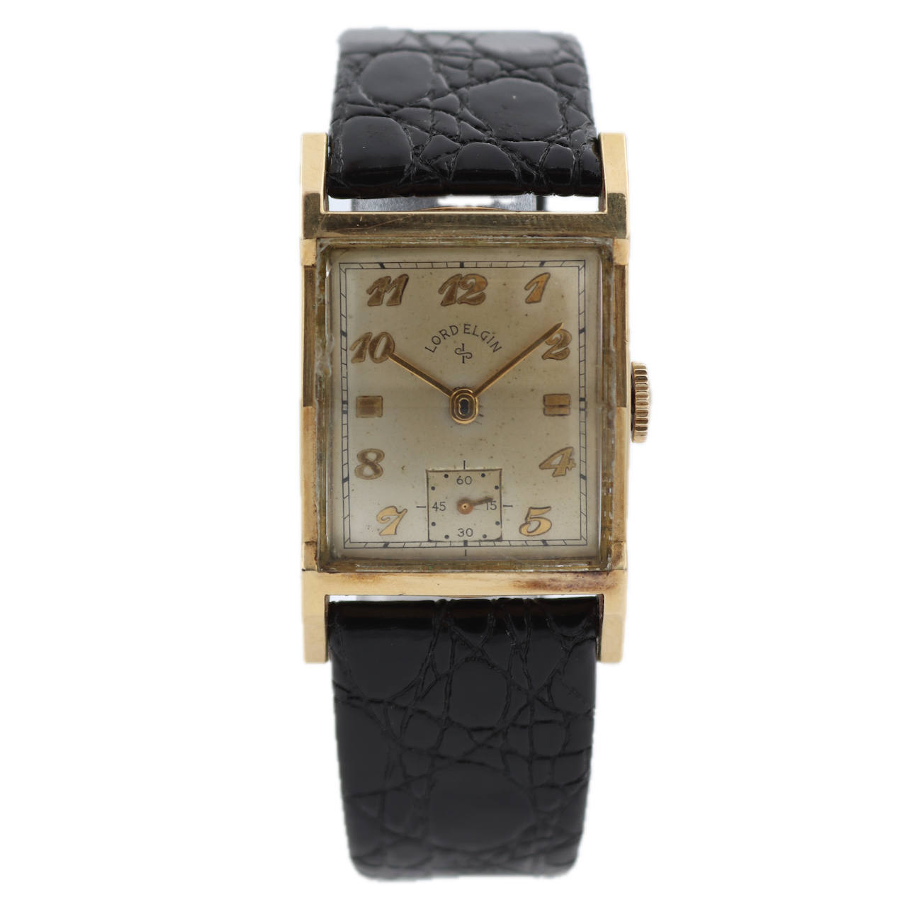 Vintage Lord Elgin 4617A 21 Jewel Men's Mechanical Wristwatch 626 USA 14k GF