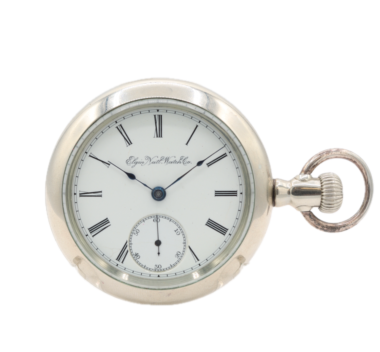 Antique 18 Size 1890 Elgin Mechanical Hunter Config. Pocket Watch 10 USA