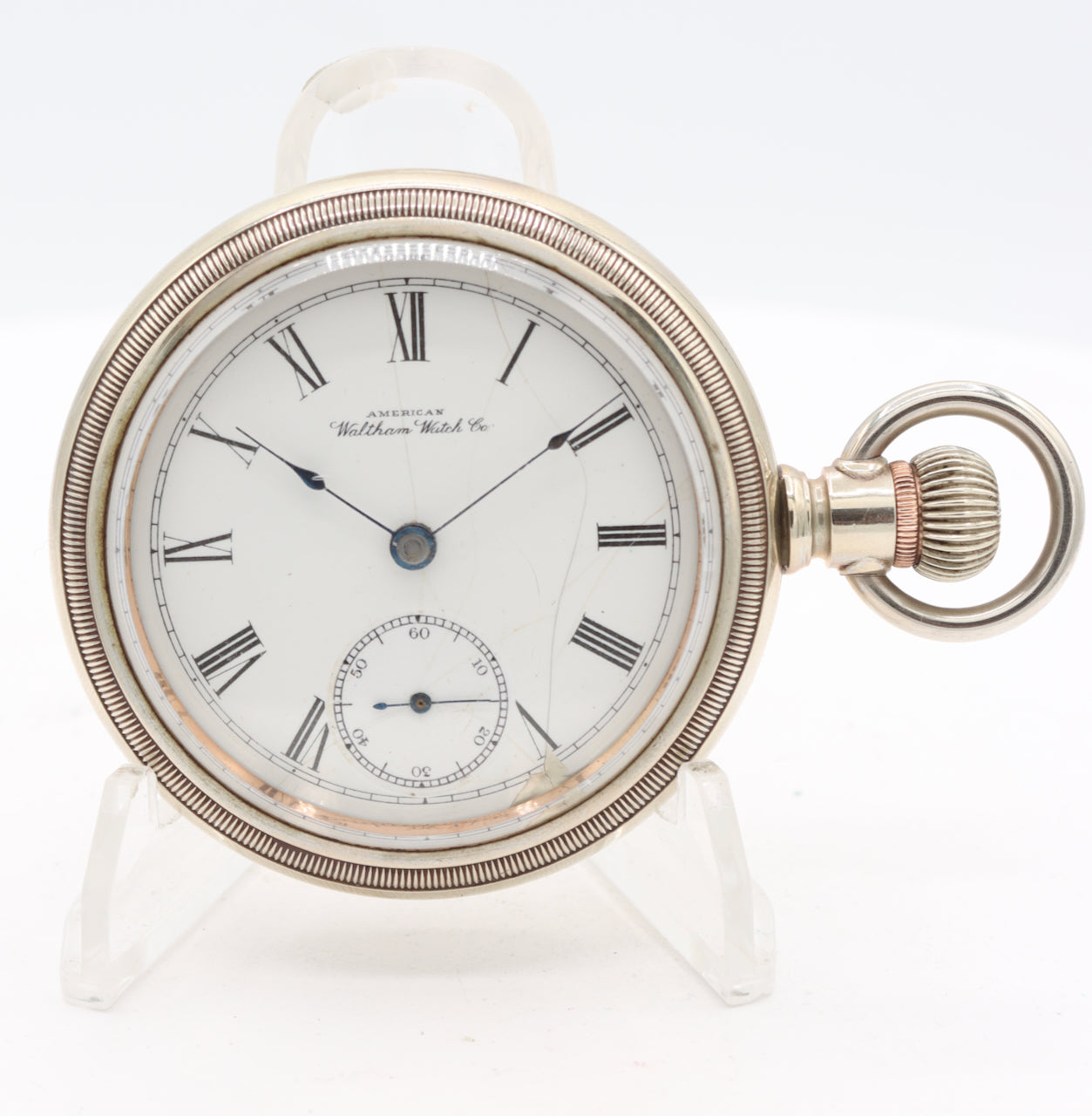 Antique 18s 1902 Waltham 17 Jewel Hunter Config. Pocket Watch P.S. Bartlett