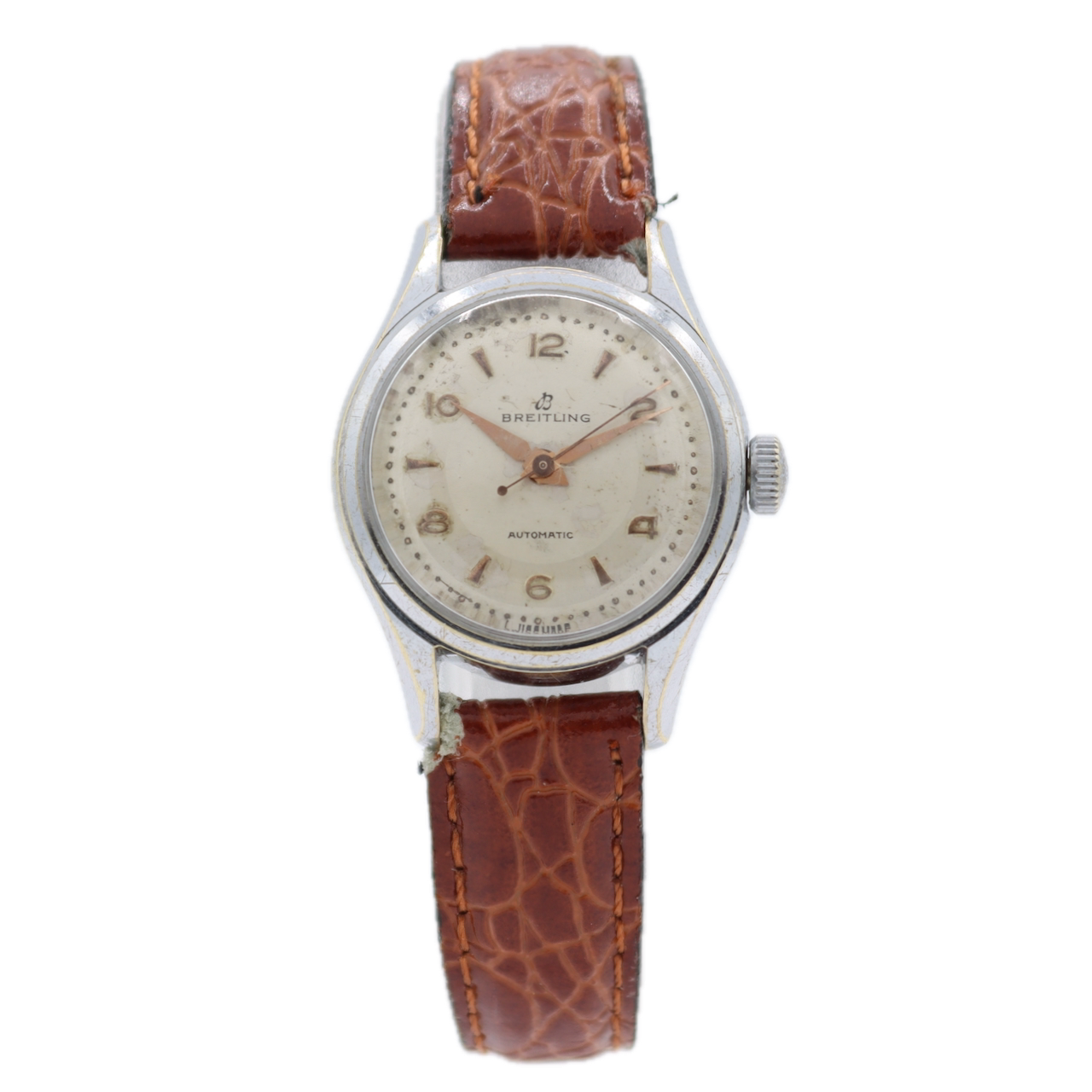 Vintage Breitling 931/91 Cocktail Ladies Automatic Wristwatch Felsa 700 Steel