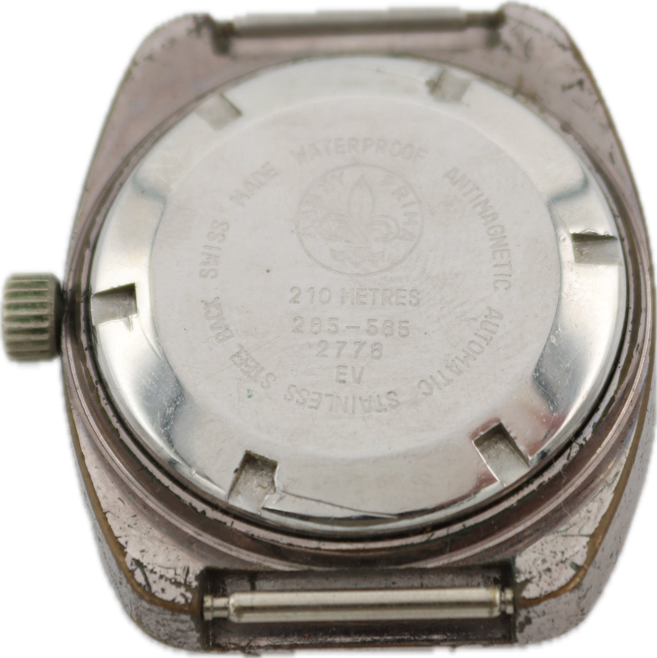 Vintage Cauny Prima Caunymatic Men's Automatic Wristwatch Triple Batman Bezel