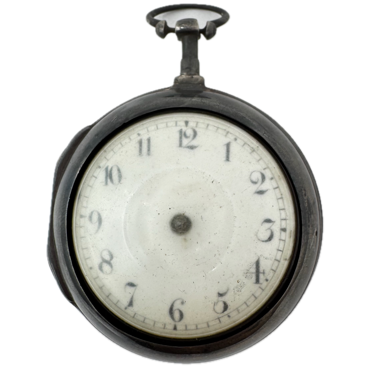 Antique 50mm Alix Gordon Dublin Key Wind Fusee Pocket Watch Pair Case for Parts