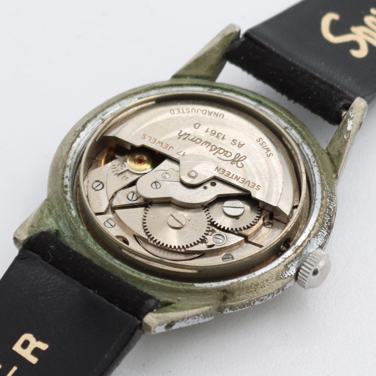 Vintage Wadsworth Shockmaster Men's Automatic Wristwatch A.Schild 1361 D W/Box