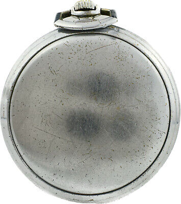 Vintage 1945 Longines WW2 Military 15 Jewel Manual Wind Pocket Watch 37.9 Rare