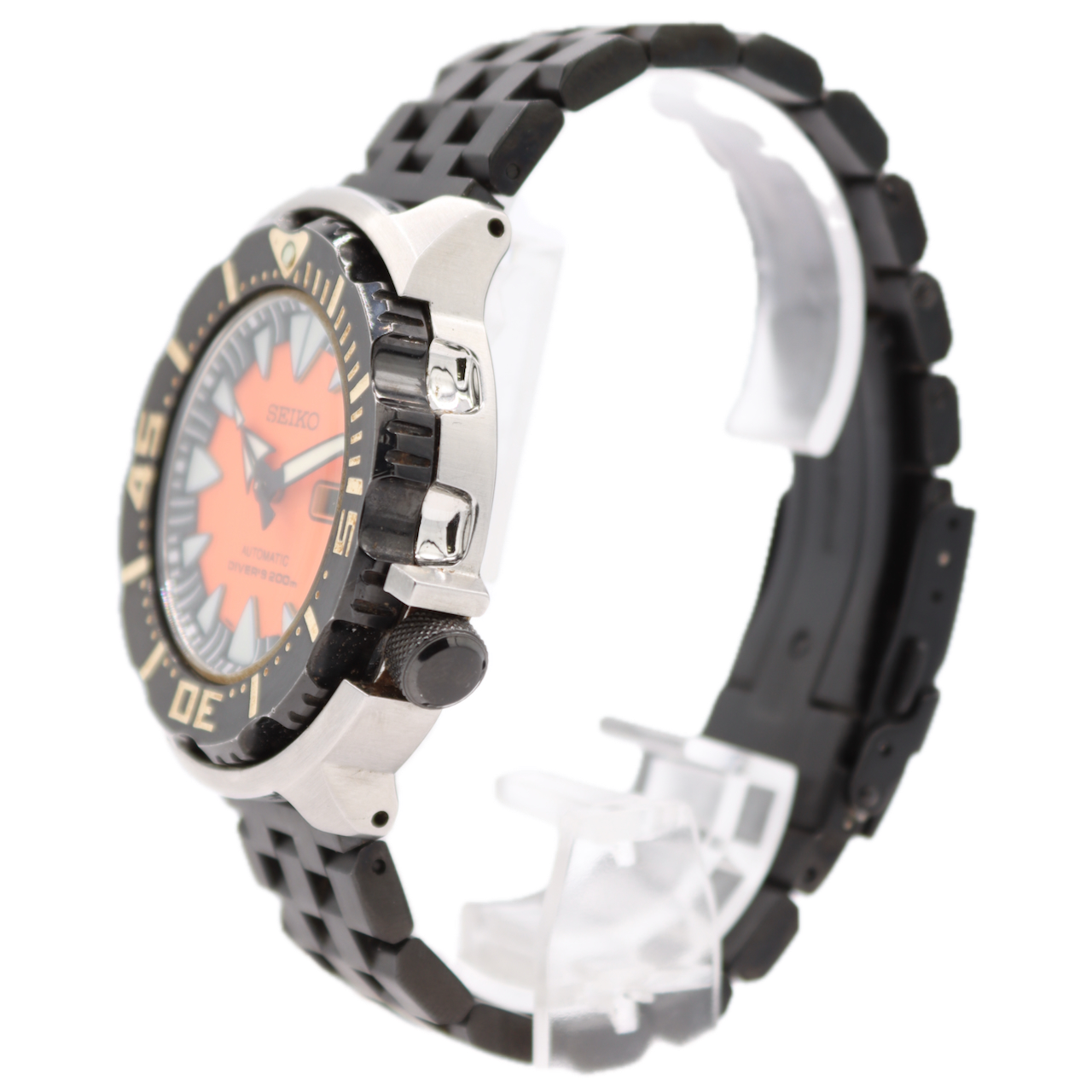 Seiko Orange-Black Monster 2nd Gen SRP315