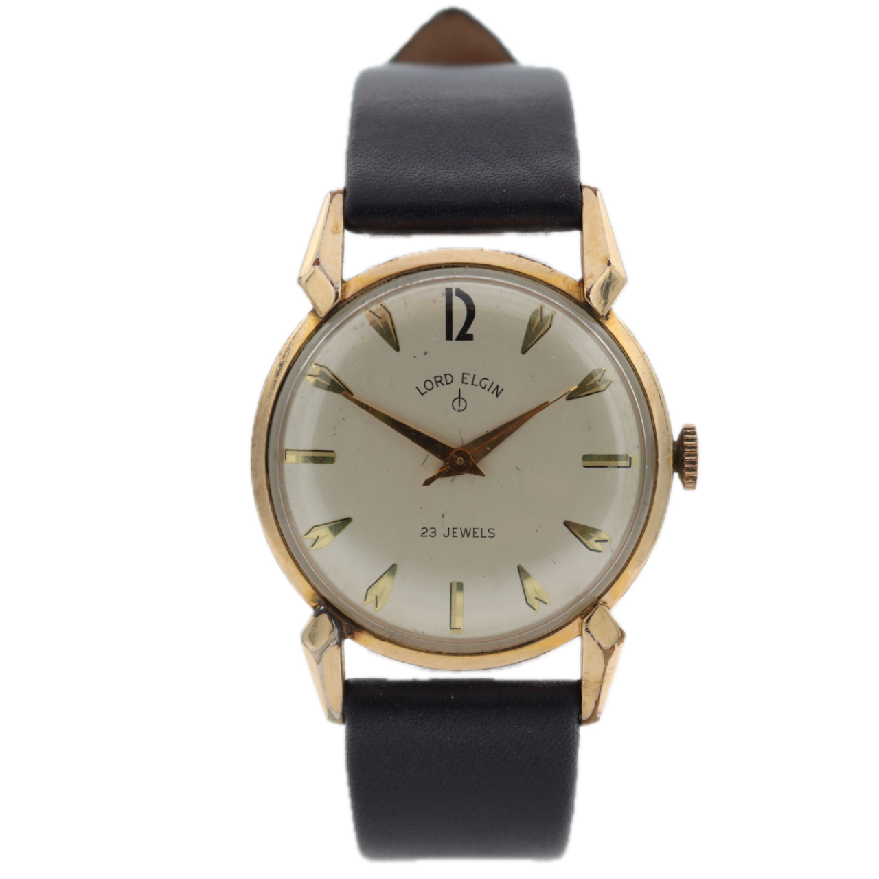 Vintage Lord Elgin 2245 23j Men's Mechanical Wristwatch 775 USA 10k RGP