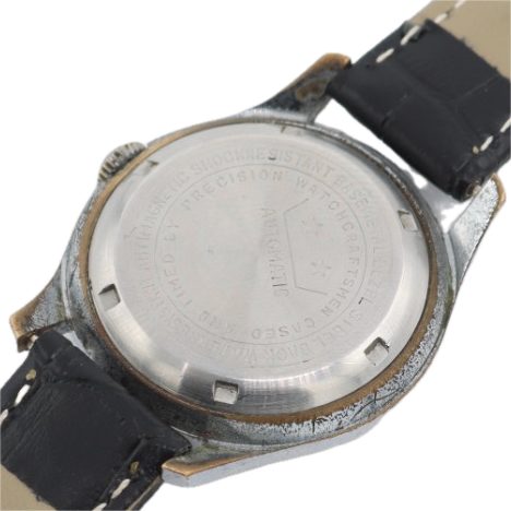 Vintage Waltham Chain Dial Men's Automatic Wristwatch AS 1361 N Steel & Chrome