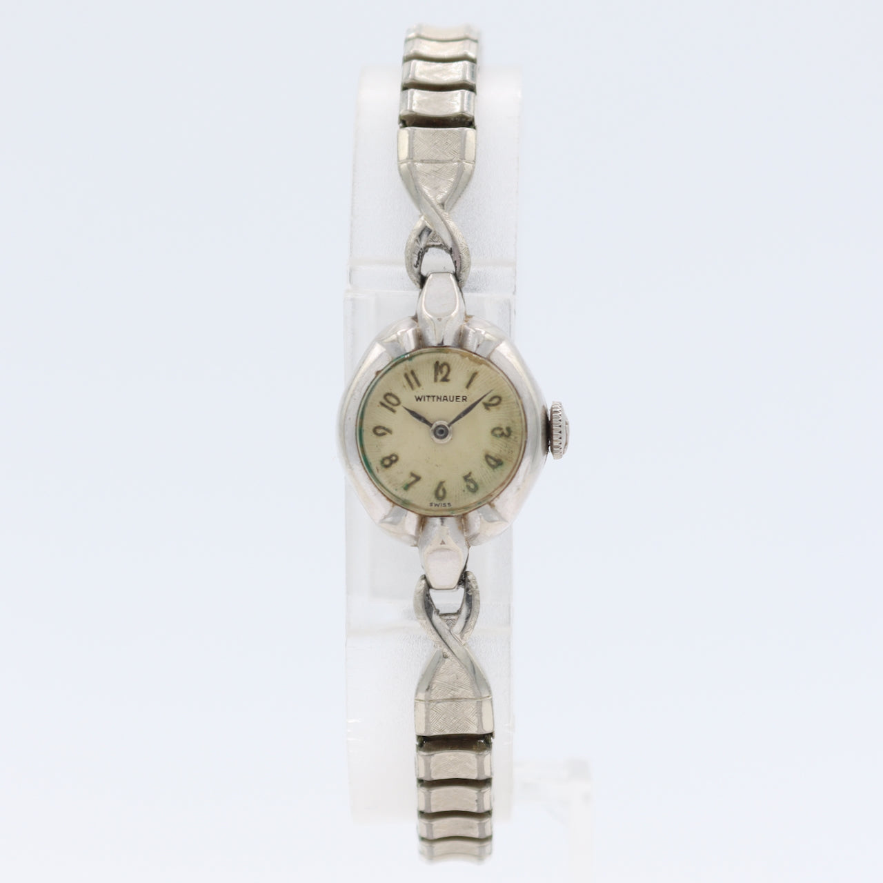 Vintage Wittnauer Cocktail Ladies Mechanical Wristwatch 6N7G Swiss 10k GF