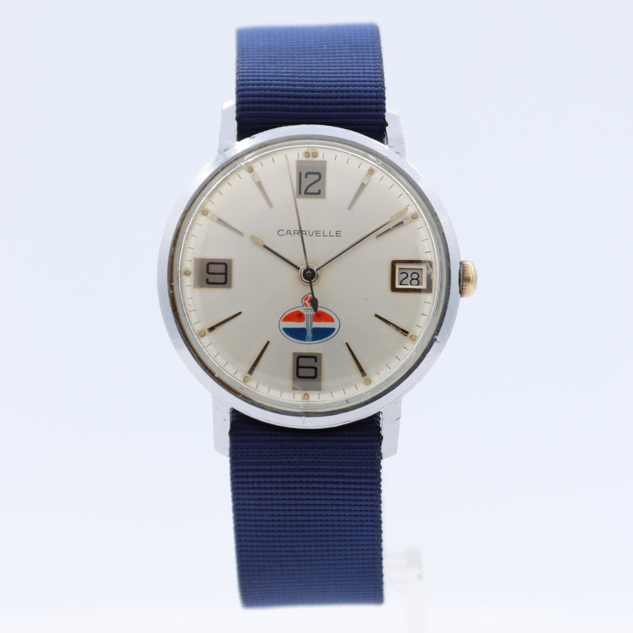 Vintage 35mm Caravelle 2514 Standard Gas Men's Mechanical Wristwatch 1821 11DPD