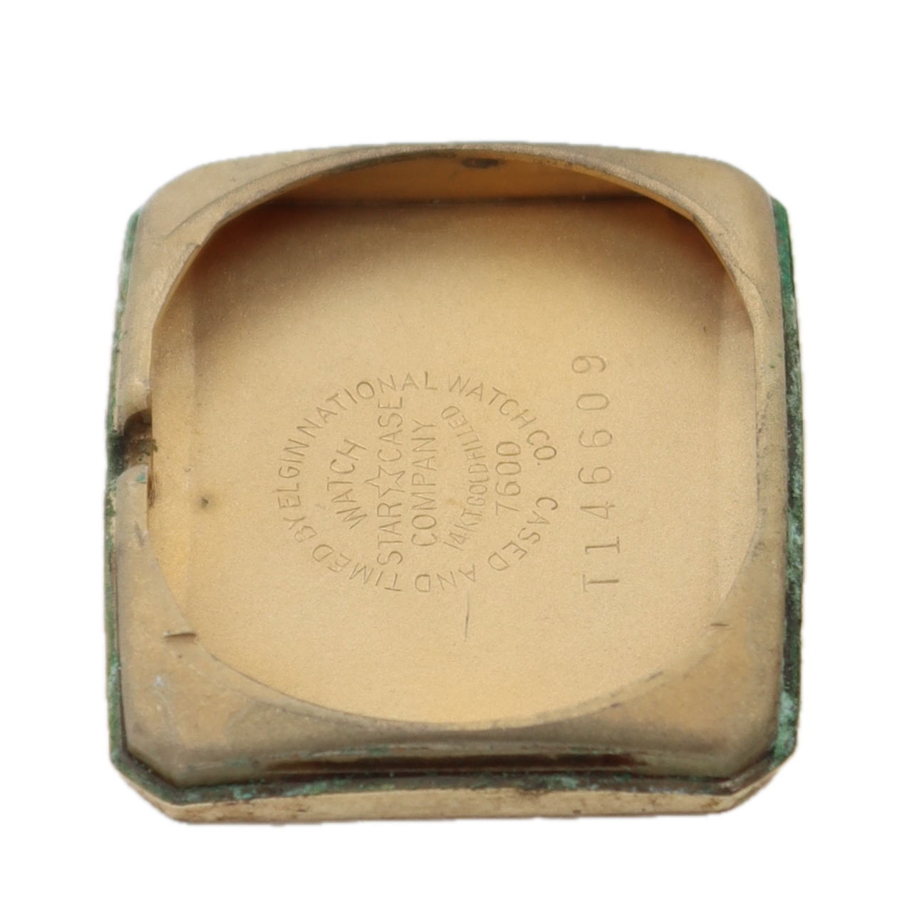 Vintage Lord Elgin 7600 Randall Men's Mechanical Wristwatch 14kGF Shockmaster