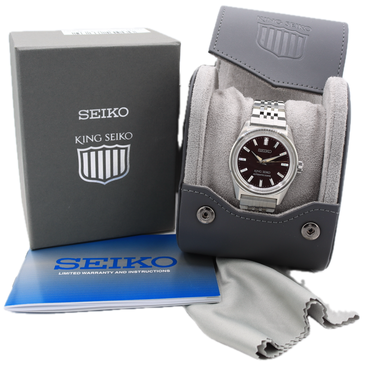 35.5mm Seiko SPB461 King Seiko Men's Automatic Wristwatch 6R51 Steel KSK series