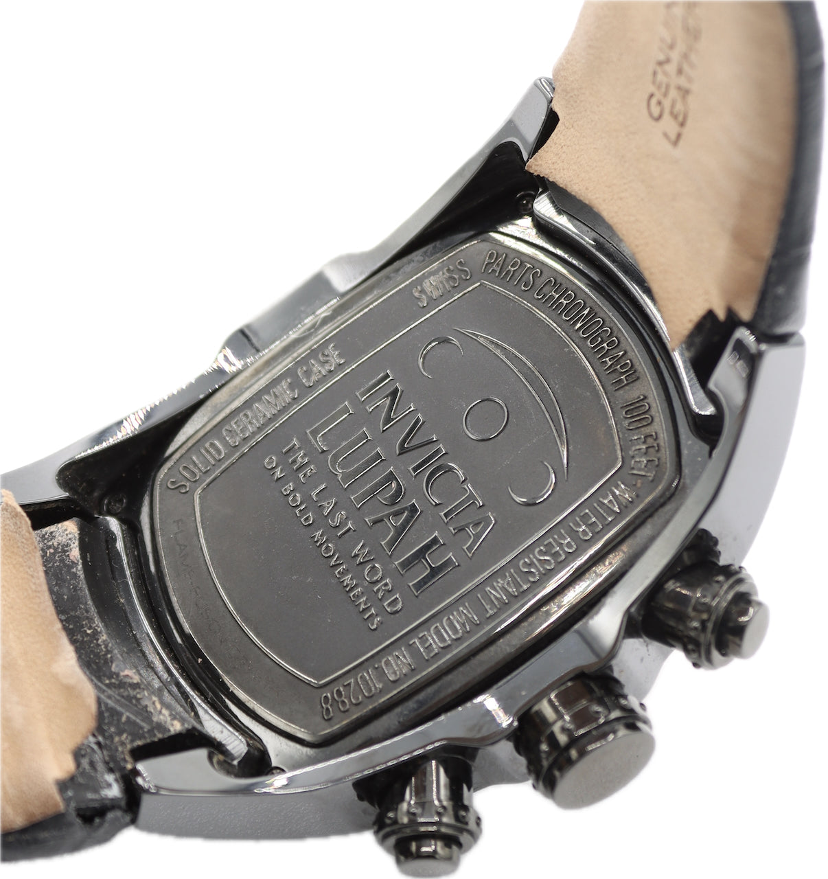 51mm Invicta 10288 Lupah Men's Quartz Wristwatch Swiss Stainless Steel